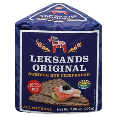 Leksands Crispbread Swedish Rye Original- 7.06 Oz - Image 1