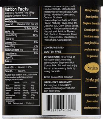 Stephens Gourmet Cocoa Hot Milk Chocolate Marshmallow - 16 Oz - Image 6