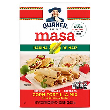 Quaker Mix Corn Tortilla Masa Harina De Maiz - 70.4 Oz - Image 3