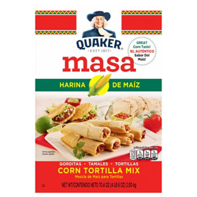 Quaker Mix Corn Tortilla Masa Harina De Maiz - 70.4 Oz - Pavilions