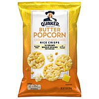 Quaker Popped Rice Crisps Gluten Free Butter Popcorn - 3.03 Oz - Image 1