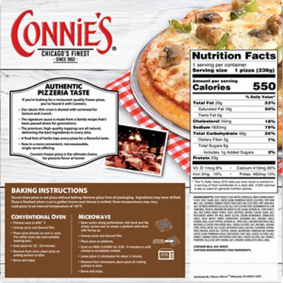 Connie's Classic Thin Crust Special Pizza - 8.4 Oz - Image 6