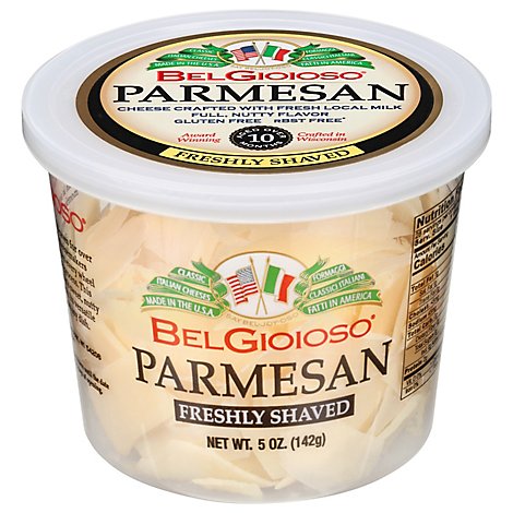 BelGioioso Freshly Shaved Parmesan Cheese Cup - 5 Oz