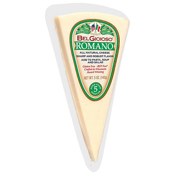 BelGioioso Romano Cheese Wedge - 5 Oz