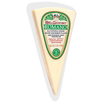 BelGioioso Romano Cheese Wedge - 5 Oz - Image 1