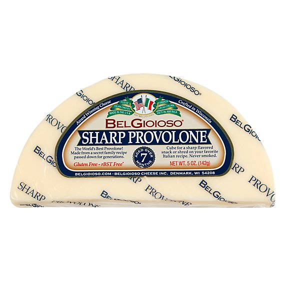 BelGioioso Provolone Cheese Sharp Wedge - 5 Oz