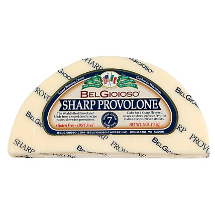 BelGioioso Provolone Cheese Sharp Wedge - 5 Oz - Image 1