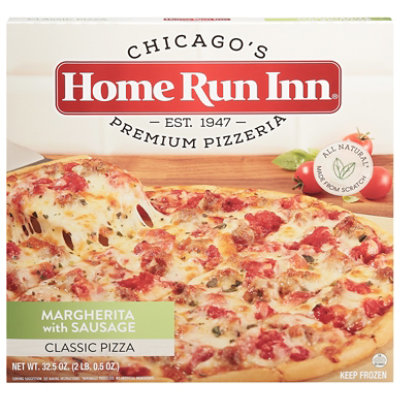 Home Run Inn Pizza Classic Margherita With Sausage Frozen - 32.5 Oz - Image 4