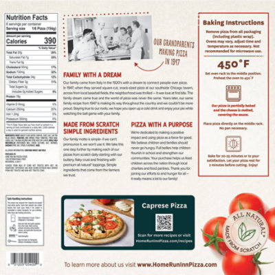 Home Run Inn Pizza Classic Margherita With Sausage Frozen - 32.5 Oz - Image 7