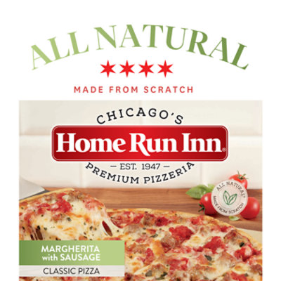 Home Run Inn Pizza Classic Margherita With Sausage Frozen - 32.5 Oz - Image 1