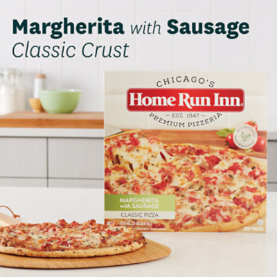 Home Run Inn Pizza Classic Margherita With Sausage Frozen - 32.5 Oz - Image 6