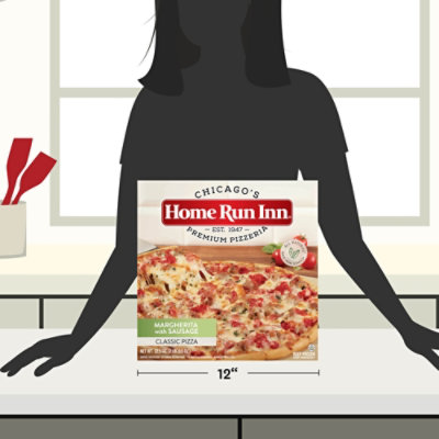 Home Run Inn Pizza Classic Margherita With Sausage Frozen - 32.5 Oz - Image 3