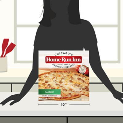 Home Run Inn Pizza Ultra Thin Sausage Frozen - 19 Oz - Image 2