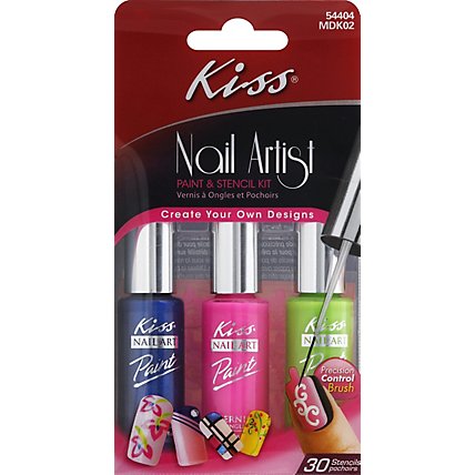 Kiss Nail Artist Design-Masquerade - Each - Image 2