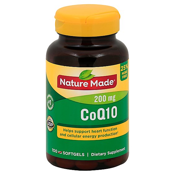 Nature Made Coq10 200mg Bb Bonus - 100 Count