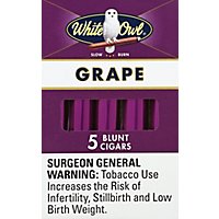 White Owl Grape Blunt Cigars - 5 Count - Image 2
