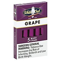 White Owl Grape Blunt Cigars - 5 Count - Image 1