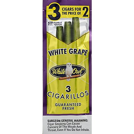 White Owl Grape Cigarill Full Flavor 3for2 - 3 Package - Image 2