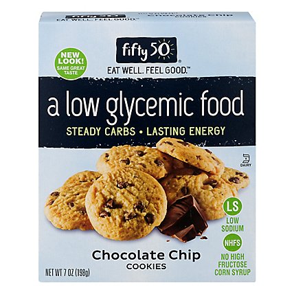 Fifty50 Cookie Chocolate Chip - 7 Oz - Image 1