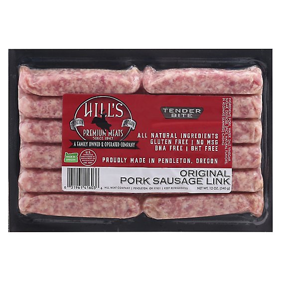 Hills Pork Link Sausage - 12 Oz