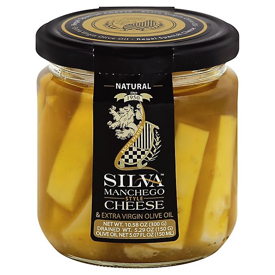 SILVA REGAL Cheese Manchego Style & Extra Virgin Olive Oil - 10.58 Oz