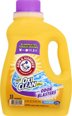 ARM & HAMMER Liquid Detergent Odor Blasters Oxi Clean Fresh Burst Jug - 61.25 Fl. Oz. - Image 2