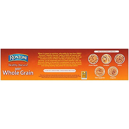 Ronzoni Pasta Healthy Harvest Spaghetti 100% Whole Grain Box - 16 Oz - Image 6
