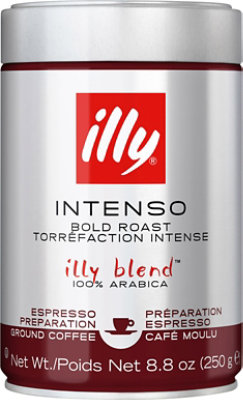 illy Coffee Ground Dark Roast Ground Espresso Coffee - 8.8 Oz - Image 2