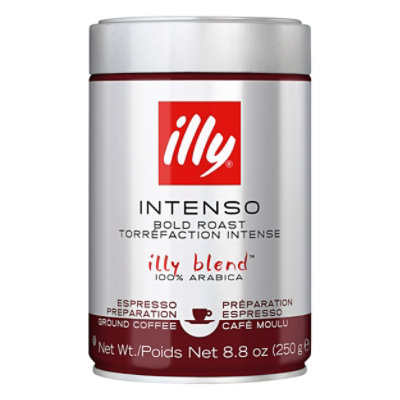 illy Coffee Illy Blend Arabica Ground Medium Roast Coffee - 8.8 Oz