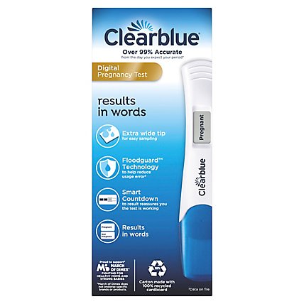 Clearblue Digital Pregnancy Test With Smart Countdown - 2 Count - Image 2