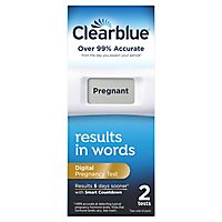 Clearblue Digital Pregnancy Test With Smart Countdown - 2 Count - Image 1