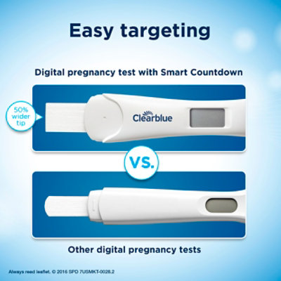 Clearblue Digital Pregnancy Test With Smart Countdown - 2 Count - Image 8