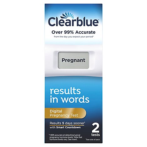 Clearblue Digital Pregnancy Test With Smart Countdown - 2 Count