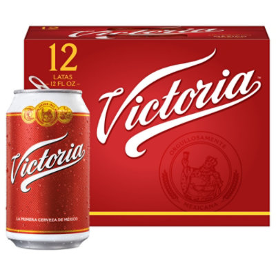 Victoria Mexican Import Beer Cans 4.0% ABV - 12-12 Fl. Oz. - Image 1
