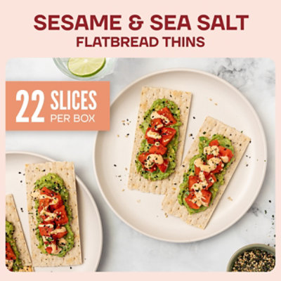 Wasa Flatbread Thins Sesame & Sea Salt Crackers - 6.7 Oz - Image 2