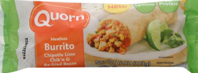 Quorn Meatless Burrito Lime - 6 Oz - Image 2