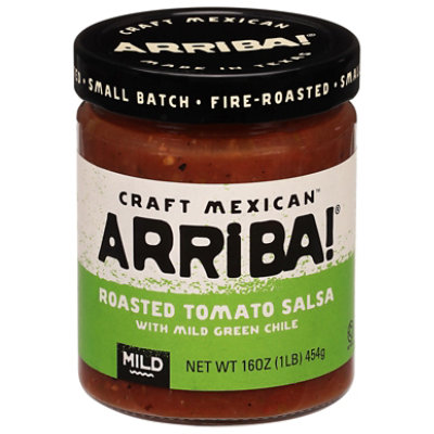 Arriba! Salsa Red Fire Roasted Mexican Mild Jar - 16 Oz - Image 2