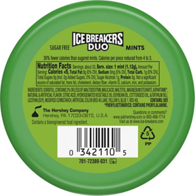 Ice Breakers Duo Mints Sugar Free Watermelon - 1.3 Oz - Image 6