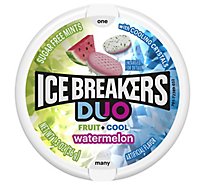 Ice Breakers Duo Mints Sugar Free Watermelon - 1.3 Oz