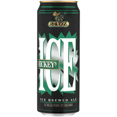 Mickeys Ice Beer American Style Ice Lager 5.8 ABV Can 24 Fl. Oz