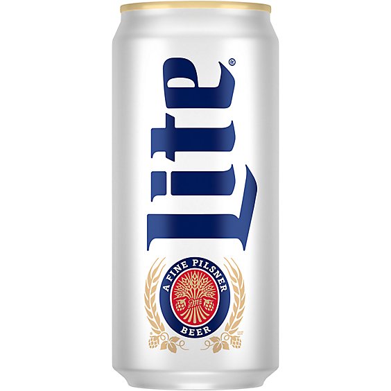 Miller Lite Beer American Style Light Lager 4.2% ABV Can - 32 Fl. Oz.