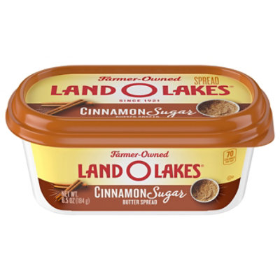 Land O Lakes Cinnamon Sugar Butter Spread Spreadable Tub - 6.5 Oz - Image 3