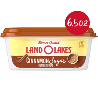 Land O Lakes Cinnamon Sugar Butter Spread Spreadable Tub - 6.5 Oz - Image 1