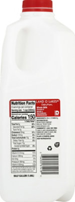 Land O'Lakes DairyPure Whole White Milk - 0.5 Gallon - Image 4