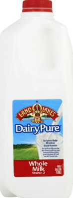 Land O'Lakes DairyPure Whole White Milk - 0.5 Gallon - Image 1