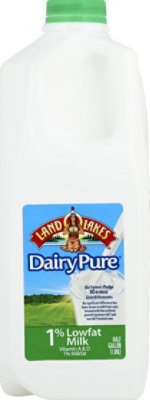 Land O'Lakes DairyPure 1% White Milk - 0.5 Gallon - Image 1