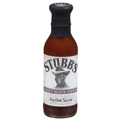 Stubbs Anytime Sauce Sweet Black Pepper - 12 Oz - Image 3