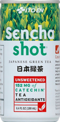 ITO EN Sencha Shot Green Tea Japanese Unsweetened - 6.4 Fl. Oz. - Image 2