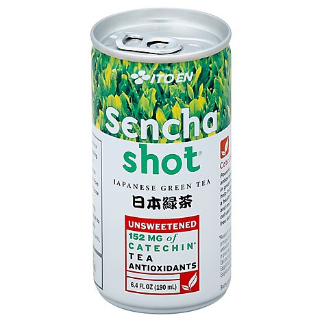 ITO EN Sencha Shot Green Tea Japanese Unsweetened - 6.4 Fl. Oz.
