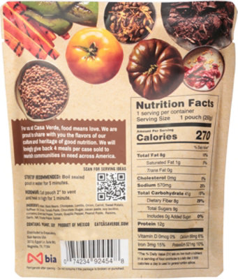 Casa Verde Lentil Mole - 8.81 Oz - Image 6